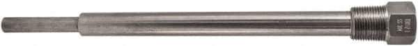 Winters - 13 Inch Overall Length, 3/4 Inch Thread, 304 Stainless Steel Thermowell - 10-1/2 Inch Insertion Length - USA Tool & Supply