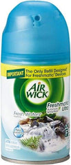 Air Wick - 6.17 oz Air Freshener Dispenser Refill - Fresh Waters, Compatible with Air Wick Freshmatic Ultra Metered-Automatic Spray Systems - USA Tool & Supply
