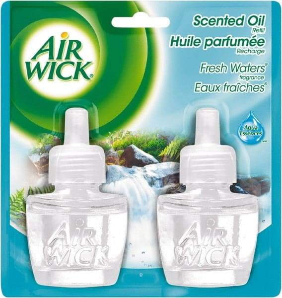 Air Wick - 0.67 oz Air Freshener Dispenser Refill - Fresh Waters, Compatible with Air Wick Oil Warmers - USA Tool & Supply