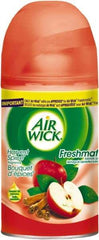 Air Wick - 6.17 oz Air Freshener Dispenser Refill - Apple Cinnamon, Compatible with Air Wick Freshmatic & Ultra Odor Detect Dispensers - USA Tool & Supply