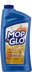 Mop&Glo - 1 Qt Bottle Cleaner - Use on Ceramic Tile, Laminate Surfaces, Linoleum, Quarry Tile, Cement, Concrete, Vinyl Tile, Terra Cotta, Terrazzo, Vinyl Composite Tile (VCT) - USA Tool & Supply