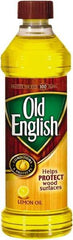 Old English - 16 Fluid Ounce Liquid Furniture Polish - Lemon Scent, Bottle - USA Tool & Supply