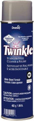 Twinkle - 17 Fluid Ounce Liquid Stainless Steel Cleaner and Polish - Unscented, Aerosol - USA Tool & Supply
