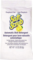 Soft Scrub - 1 oz Packet Automatic Dishwashing Powder - Lemon Scented - USA Tool & Supply