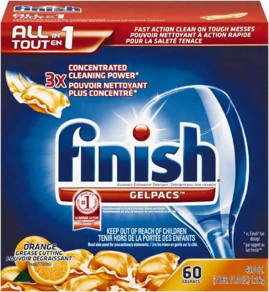 Finish - 43 oz Box Automatic Dishwashing Gel - Orange Scented - USA Tool & Supply