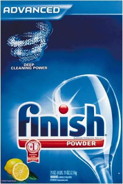 Finish - 75 oz Box Automatic Dishwashing Powder - Lemon Scented - USA Tool & Supply