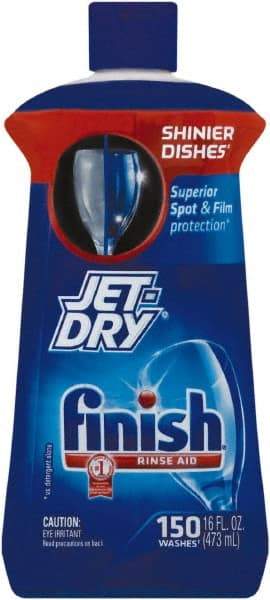 Finish - 16 oz Bottle Automatic Dishwashing Liquid - Unscented - USA Tool & Supply