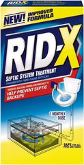 Rid-X - 9.8 oz Powder Drain Opener - Unscented, Box - USA Tool & Supply