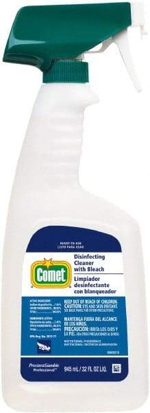 Comet USA LLC - 32 oz Spray Bottle Liquid Bathroom Cleaner - Fresh Scent, Disinfectant, General Purpose Cleaner - USA Tool & Supply