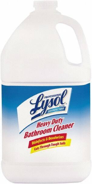 Lysol - 1 Gal Jug Liquid Bathroom Cleaner - Lime Scent, Disinfectant, General Purpose Cleaner - USA Tool & Supply