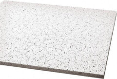 Armstrong World - 48" Long x 24" Wide, Wet-Formed Mineral Fiber Acoustic Ceiling Tile - ASTM E1264 Specification, White - USA Tool & Supply