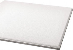 Armstrong World - 24" Long x 24" Wide, Wet-Formed Mineral Fiber Acoustic Ceiling Tile - ASTM E1264 Specification, White - USA Tool & Supply
