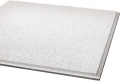 Armstrong World - 24" Long x 24" Wide, Wet-Formed Mineral Fiber Acoustic Ceiling Tile - ASTM E1264 Specification, White - USA Tool & Supply