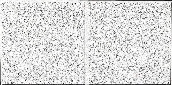 Armstrong World - 48" Long x 24" Wide, Wet-Formed Mineral Fiber Acoustic Ceiling Tile - ASTM E1264 Specification, White - USA Tool & Supply