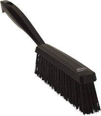 Vikan - 14" OAL, Polyester Staple Set Bench Brush - 2" Bristle Length, 6-3/8" Long Head, Black - USA Tool & Supply