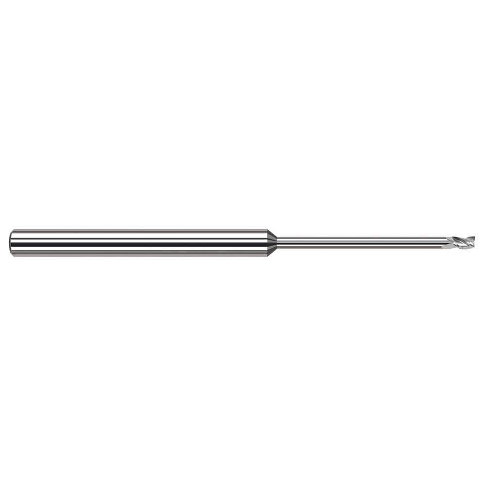 Harvey Tool - 5/64", 0.117" LOC, 1/8" Shank Diam, 2-1/2" OAL, 3 Flute Solid Carbide Square End Mill - Exact Industrial Supply