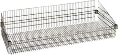 Quantum Storage - Wire Basket Unit - 48" Wide x 18" Deep x 10" High, - USA Tool & Supply