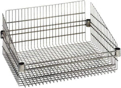 Quantum Storage - Wire Basket Unit - 24" Wide x 24" Deep x 10" High, - USA Tool & Supply
