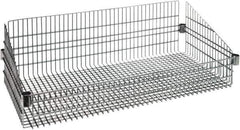 Quantum Storage - Wire Basket Unit - 36" Wide x 24" Deep x 10" High, - USA Tool & Supply