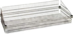 Quantum Storage - Wire Basket Unit - 48" Wide x 24" Deep x 10" High, - USA Tool & Supply