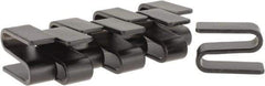 Quantum Storage - Open Shelving Accessory/Component - Black Finish Finish, 1mm Long, Use with Wire Shelving Units - USA Tool & Supply
