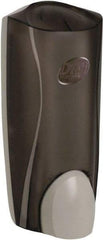 Dial - 1000 mL Liquid Hand Soap Dispenser - Acrylic, Hanging, Gray - USA Tool & Supply