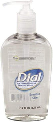 Dial - 7.5 oz Pump Bottle Liquid Soap - Clear, Pleasant Fragrance Scent - USA Tool & Supply