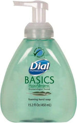 Dial - 15.2 oz Pump Bottle Foam Soap - Light Green, Fresh Fragrance Scent - USA Tool & Supply