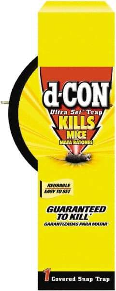 d-CON - Snap Trap for Use on Mice - 6-1/2 Inch Long - USA Tool & Supply