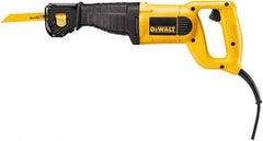 DeWALT - 2,800 Strokes per Minute, 1-1/8 Inch Stroke Length, Electric Reciprocating Saw - 120 Volts, 10 Amps - USA Tool & Supply