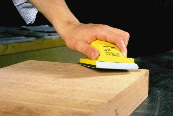 3M - Hand Sander - 2-3/4" Wide x 5" Long - USA Tool & Supply