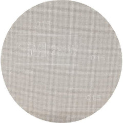 3M - 8" Diam, 1,000 Grit Aluminum Oxide Adhesive PSA Disc - Super Fine Grade, Black, Cloth Backing, Flexible, Use with Random Orbital Sanders - USA Tool & Supply