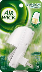 Air Wick - 4,800 Cu Ft Coverage, White Metered Aerosol Dispenser - USA Tool & Supply