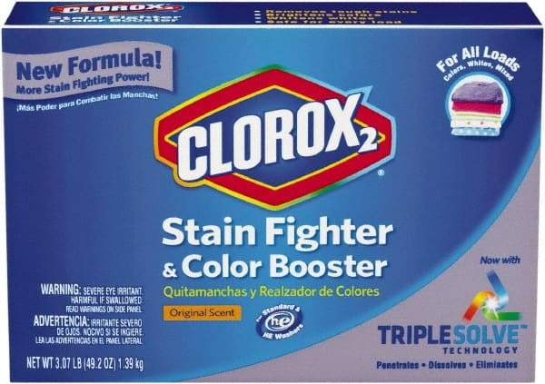 Clorox - 49.2 oz Powder Laundry Detergent - Powder - USA Tool & Supply