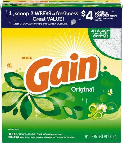 Gain - 91 oz Powder Laundry Detergent - Powder - USA Tool & Supply