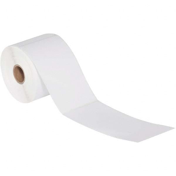 Value Collection - Pack of 12 Rolls, 305 Labels per Roll, 4" x 5" White Paper Thermal Labels - USA Tool & Supply