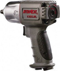 AIRCAT - 3/8" Drive, 10,000 RPM, 500 Ft/Lb Torque Impact Wrench - Pistol Grip Handle, 1,350 IPM, 6 CFM, 90 psi, 1/4" NPT Inlet - USA Tool & Supply