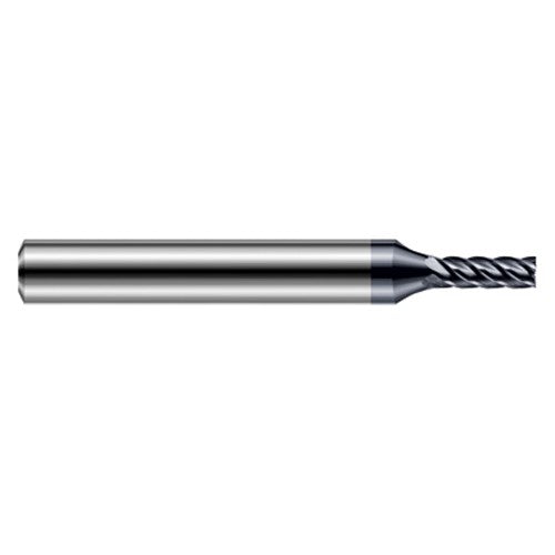End Mills for Hardened Steels - 0.0780″ (5/64″) Cutter Diameter × 0.2340″ (15/64″) Length of Cut Carbide Square End Mill for Hard Milling, 5 Flutes, AlTiN Nano Coated - Exact Industrial Supply