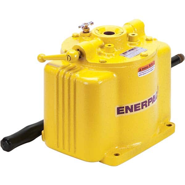 Enerpac - Manual Hydraulic Pumps Number of Stages: 1.000 Oil Volume Per Stroke (Cu. In.): 0.29 - USA Tool & Supply
