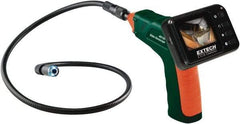 Extech - Video Borescope - 17 mm Probe Diameter, 2.4 Inch LCD Display, 480 x 234 Resolution - USA Tool & Supply
