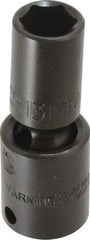 Proto - 3/8" Drive 13mm Deep Universal Impact Socket - 6 Points, 2-19/32" OAL - USA Tool & Supply