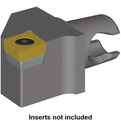 Kennametal - Right Hand Cut, Size KM20, CC.. Insert Compatiblity, Modular Turning & Profiling Cutting Unit Head - 12.5mm Ctr to Cutting Edge, 25mm Head Length, Series KM Mini - USA Tool & Supply