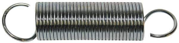 Gardner Spring - 3/8" OD, 5.8 Lb Max Load, 6.14" Max Ext Len, 0.037" Wire Diam Spring - 1.4 Lb/In Rating, 2-1/2" Free Length - USA Tool & Supply