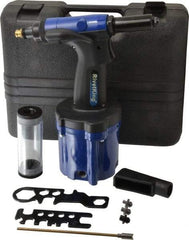 RivetKing - Up to 3/16" Capacity, Air Riveting Hammer - 5/8" Long Stroke, 1/4" Inlet - USA Tool & Supply