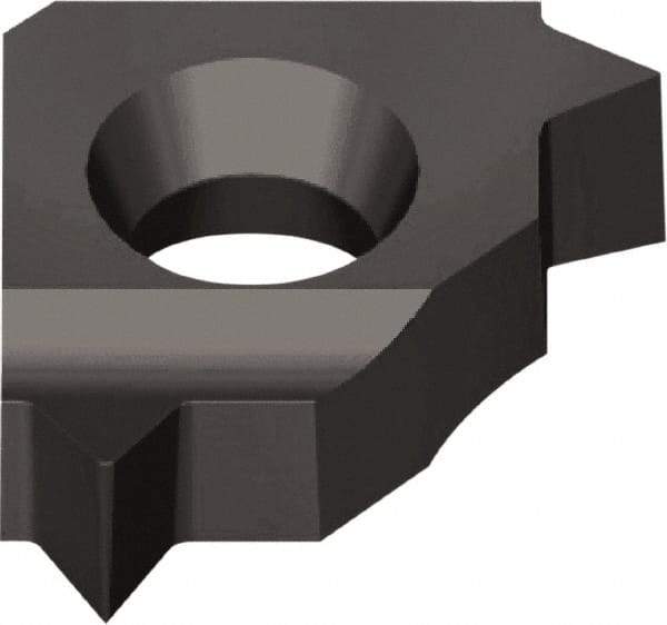 Vargus - 5LKIR Internal Right Hand 20 UN Laydown Threading Insert - Grade VTX, TiAlN Coated Carbide, 5mm Inscribed Circle - USA Tool & Supply