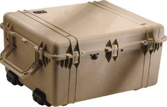 Pelican Products, Inc. - 28-13/32" Wide x 17-21/32" High, Shipping/Travel Case - Tan, Polypropylene - USA Tool & Supply