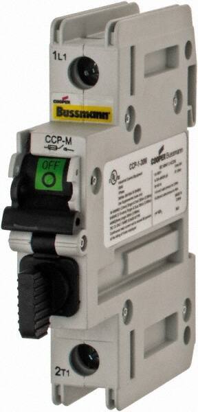 Cooper Bussmann - 1 Phase, 240VAC, 1 Pole, Open Fused Cam & Disconnect Switch - 1 Wire - USA Tool & Supply