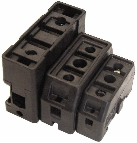 Cooper Bussmann - 1 Pole, 600 VAC/VDC, 30 Amp, DIN Rail Mount Fuse Holder - Compatible with CF, J Class, 0.76 Inch Wide Fuse - USA Tool & Supply
