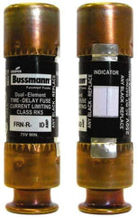 Cooper Bussmann - 125 VDC, 250 VAC, 25 Amp, Time Delay General Purpose Fuse - Fuse Holder Mount, 50.8mm OAL, 20 at DC, 200 (RMS) kA Rating, 14.3mm Diam - USA Tool & Supply