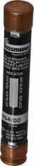 Cooper Bussmann - 300 VDC, 600 VAC, 30 Amp, Time Delay General Purpose Fuse - Fuse Holder Mount, 127mm OAL, 20 at DC, 200 (RMS) kA Rating, 20.6mm Diam - USA Tool & Supply